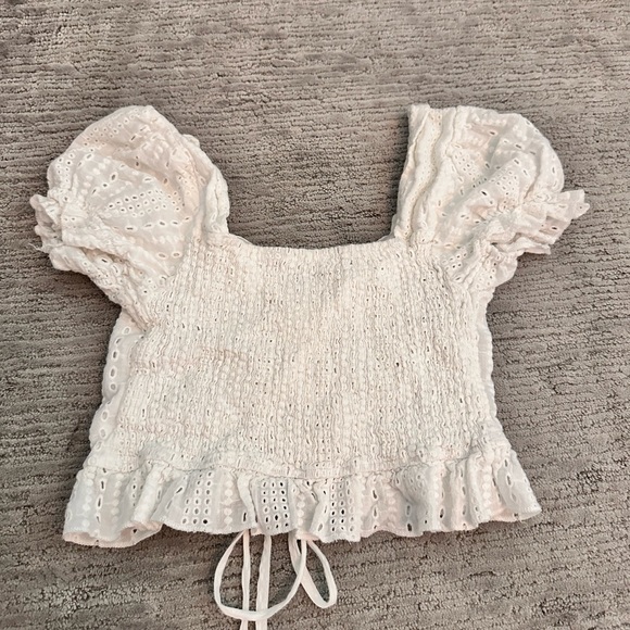 White Ruffle Set | Size XS-S - Picture 3 of 4